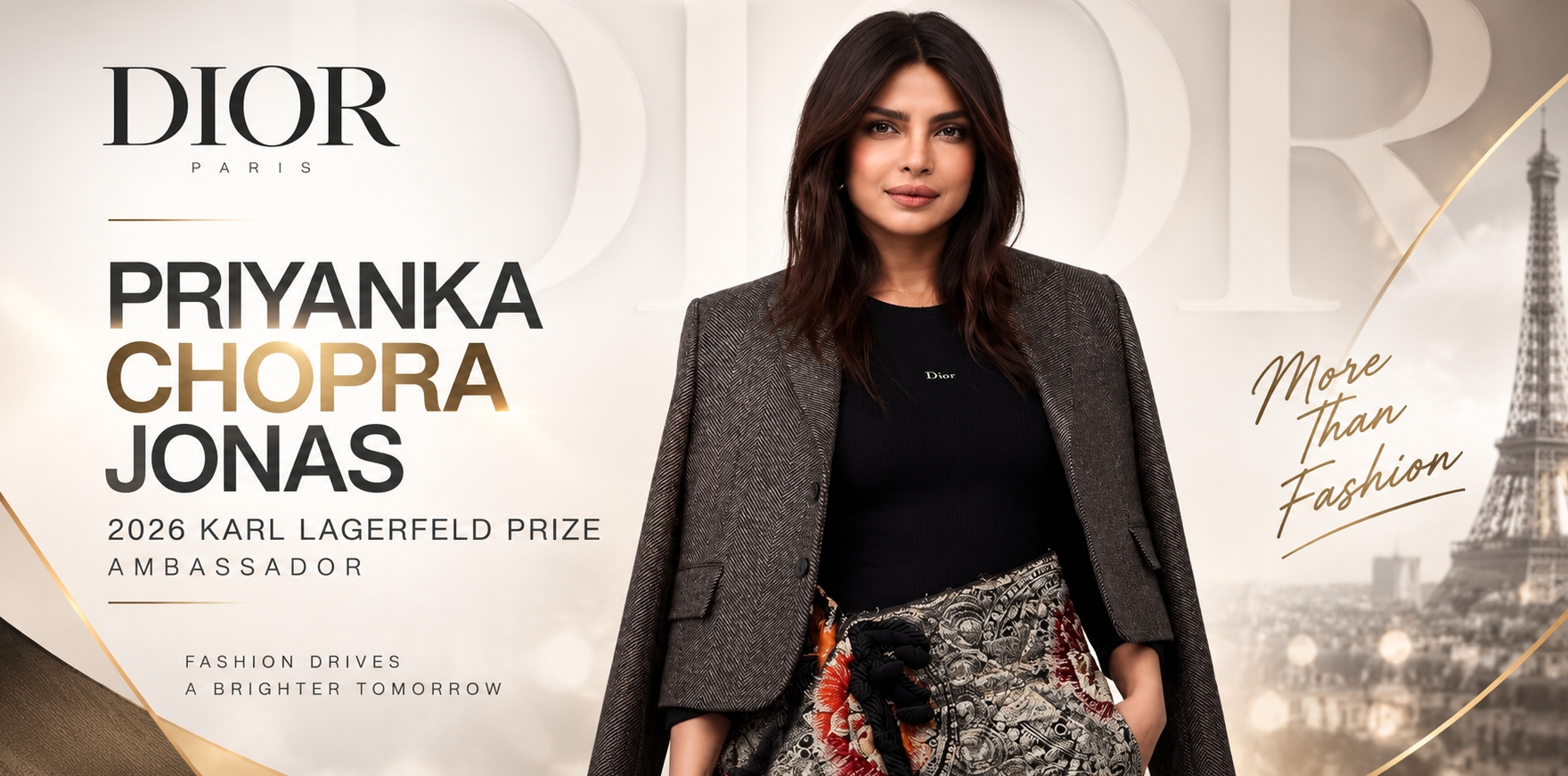 Priyanka Chopra Set for Prestigious Paris Fashion Honor as Karl Lagerfeld Prize Ambassador | Wikiunfold
